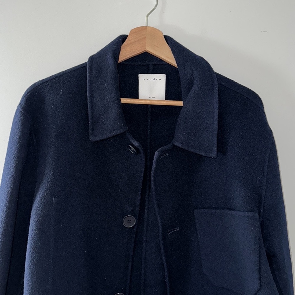 Sandro Paris- Wool Jacket - Picture 2 of 16